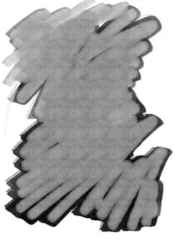 Hand-drawn original pencil pattern background elements and shapes Stock Illustration