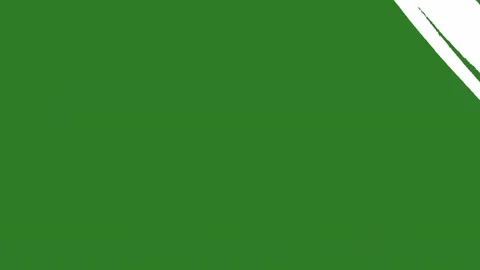 Hand Drawn Paint Brush Stroke Transition 2D Animation on Green Screen | Rough Stock Footage 332127236