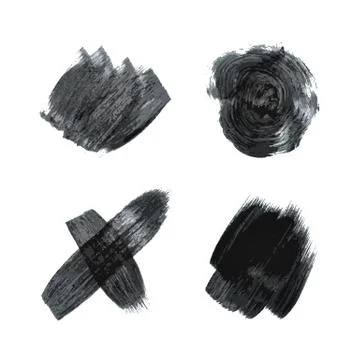 Hand drawn paint brush texture. Stock-Illustration