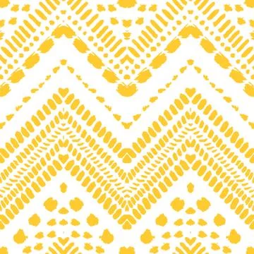 Hand drawn painted seamless pattern. Vector illustration Stock Illustration