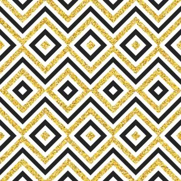 Hand drawn painted seamless pattern. illustration Stock Illustration