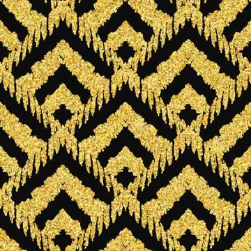 Hand drawn painted seamless pattern. illustration Illustrazione stock