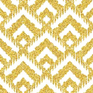 Hand drawn painted seamless pattern. illustration Stock Illustration