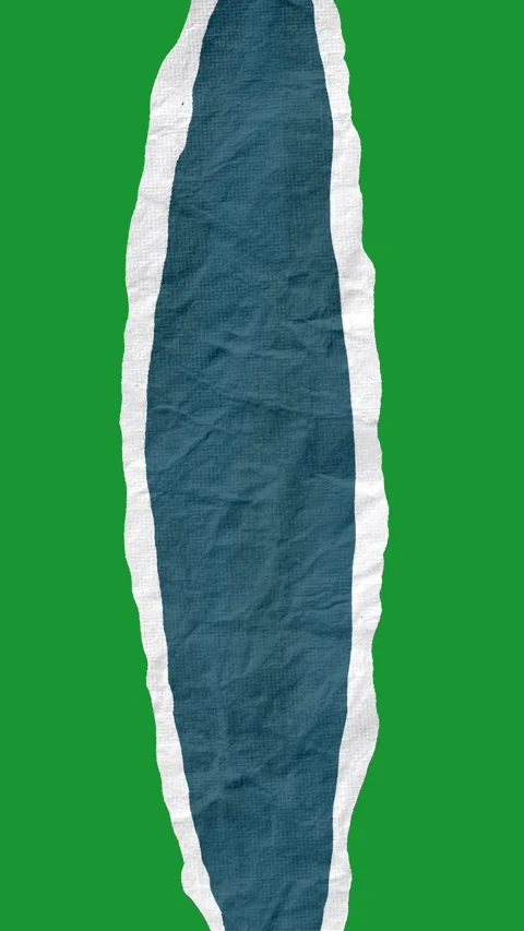 Hand-Drawn Paper Rip Vertical Transition on Green Screen Видео 332445381