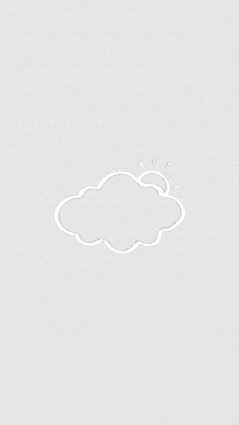 Hand Drawn Partly Cloudy Sun Doodle Animation on Transparent Background Stockbeeldmateriaal 340598438