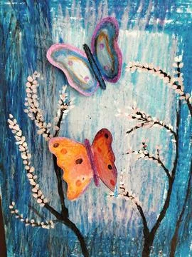 Hand drawn pattern close up Foto stock