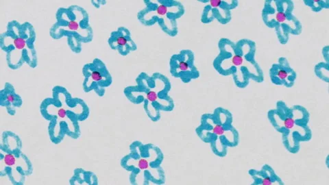 Hand-drawn pattern cycle for your graphic fills and backgrounds Stock Footage 242207256