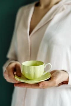 Hand drawn pattern of fig tree. Beautiful floral design elements. Stock Photos