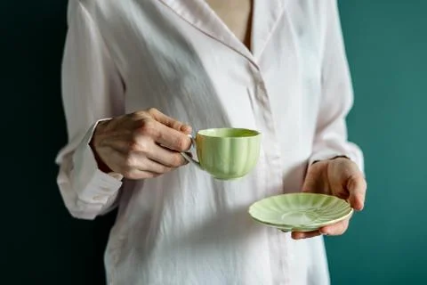 Hand drawn pattern of fig tree. Beautiful floral design elements. Stock Photos