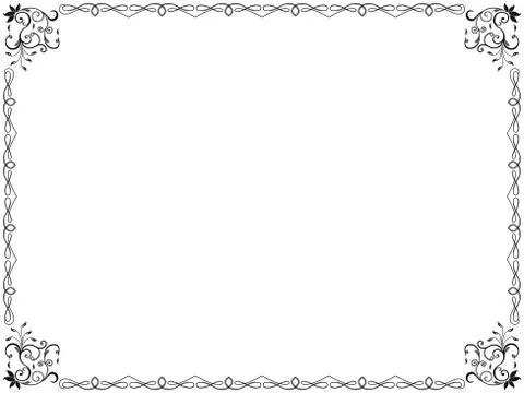 Hand drawn pattern with floral elements Stock Illustration