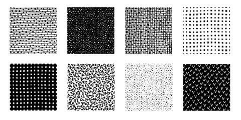 Hand Drawn Patterns Doodle Design Stock Illustration