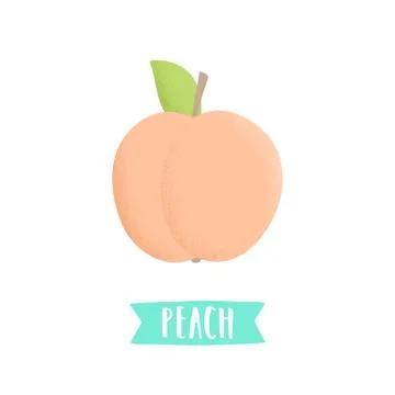 Hand drawn pear isolated on white. Stock Illustration