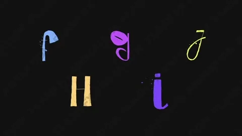 Hand Drawn Pencil Alphabet for After Effects After Effects stock
