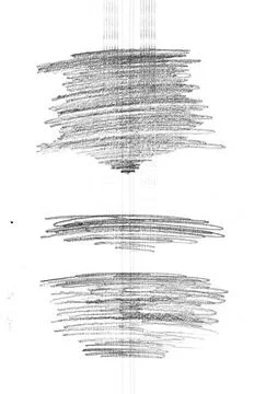 Hand-drawn pencil scribbles on a white background. Illustrazione stock