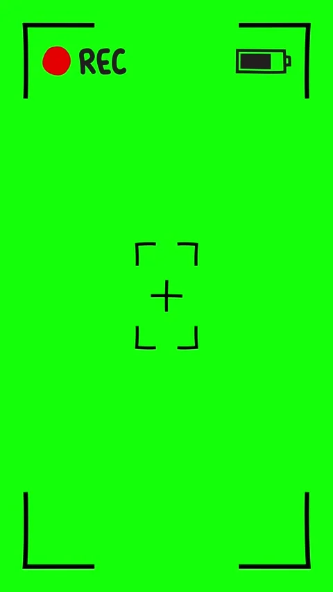 Hand Drawn Phone Camera Recording Border Frame Animation Stock Footage 331464563