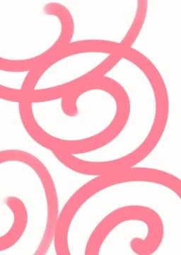 Hand drawn pink spring summer girly abstract Stock Illustration