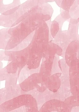 Hand drawn pink spring summer girly abstract Stock Illustration