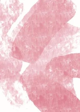 Hand drawn pink spring summer girly abstract Stock Illustration