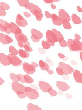 Hand drawn pink spring summer girly abstract Stock Illustration