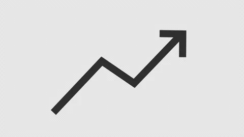 Hand-drawn pointer arrow in cartoon animation. Directional doodle sign Stock Footage 314392994