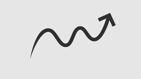 Hand-drawn pointer arrow in cartoon animation. Directional doodle sign Stock Footage 314393187