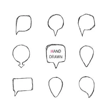 Hand Drawn Pointer Illustrazione stock