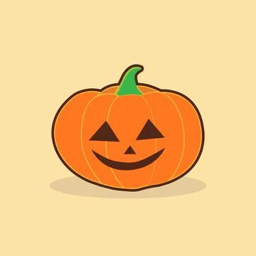 Hand drawn pumpkin patch illustration Stock Illustration