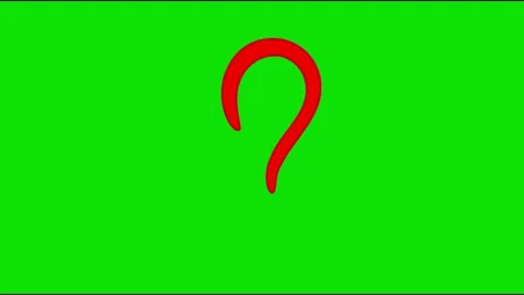 Hand-drawn question mark and cute shapes, kid style,heart colorful icons: wiggle Stock Footage 316474041