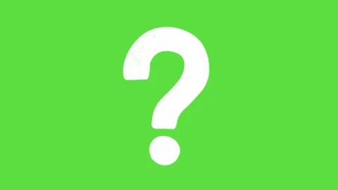 Hand-Drawn Question Mark Animation | Vector Green Screen Sequence 動画素材 316559003