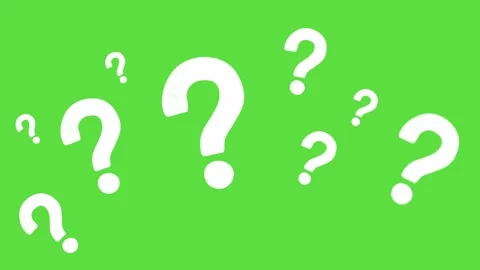 Hand-Drawn Question Mark Animation | Vector Green Screen Sequence 動画素材 316559007