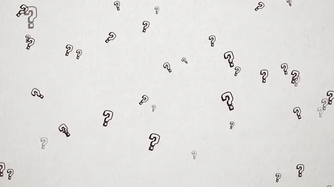 Hand Drawn Question Mark Seamless Background 1080p, 60fps Stock Footage 111346661