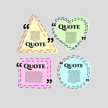 Hand drawn quote Stock Illustration