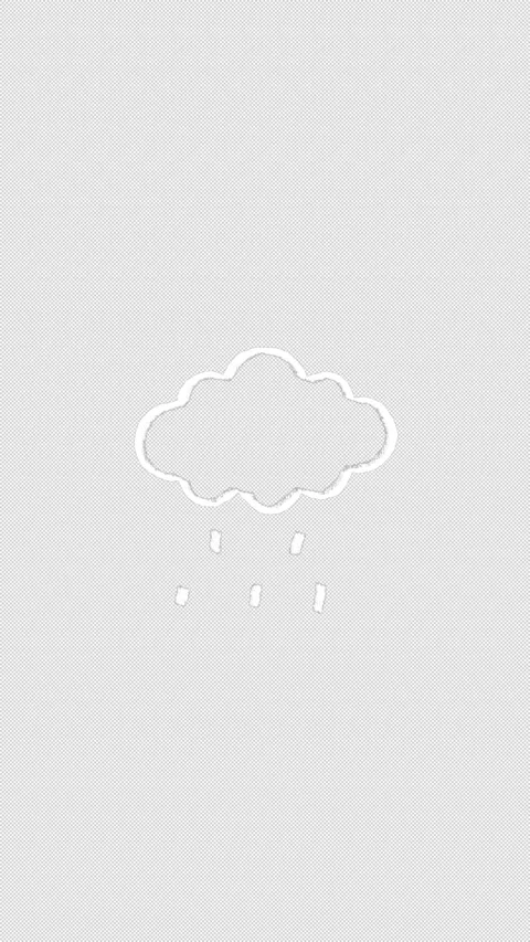 Hand Drawn Rain Cloud Doodle Animation on Transparent Background Stock Footage 340598443
