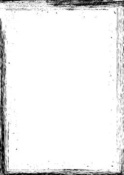 Hand drawn Rectangular border with copy space for social media story or post  Stock Illustration