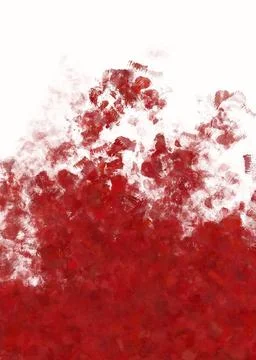 Hand drawn red grunge abstract shapes made with pencil Stock Illustration