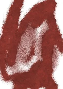 Hand drawn red grunge abstract shapes made with pencil Stock Illustration