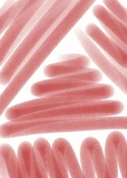 Hand drawn red grunge abstract shapes made with pencil Stock Illustration