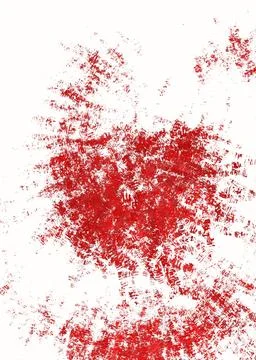 Hand drawn red grunge abstract shapes made with pencil Stock Illustration