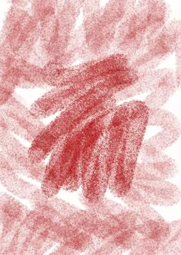 Hand drawn red grunge abstract shapes made with pencil Stock Illustration