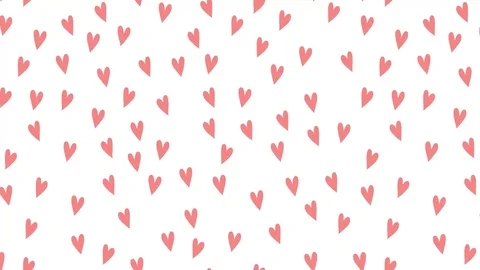 Hand Drawn Red Heart Stock Footage 80535361