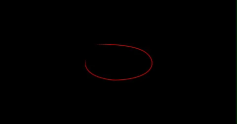 Hand Drawn Red Marker Highlight Pack Circle and Oval Animated Collection Vidéo 335958321