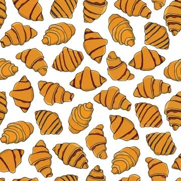 Hand drawn regulash pattern Stock Illustration