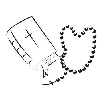 Hand Drawn Religious element. Stock Illustration