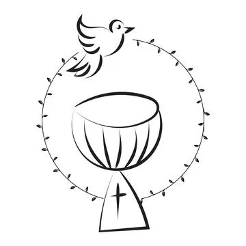 Hand Drawn Religious element. Stock Illustration