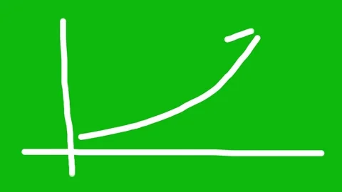 Hand-Drawn Rising Growth Chart Animation Stock Footage 318201515