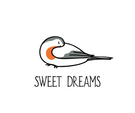 Hand drawn robin Stock Illustration