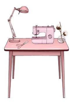 120+ Pink Sewing Machine Stock Illustrations, Royalty-Free Vector Graphics  & Clip Art - iStock
