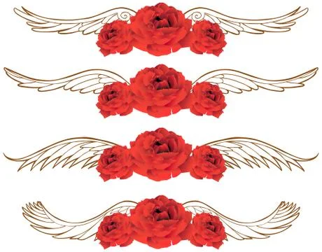 Hand drawn rose Stock Illustration