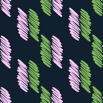 Hand drawn scrawl sketch pattern. Pencil strokes seamless texture. Scribble l Illustrazione stock