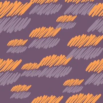 Hand drawn scrawl sketch pattern. Pencil strokes seamless texture. Scribble l Stock Illustration